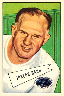 1952 Bowman Large Joseph Bach #53 Football Card