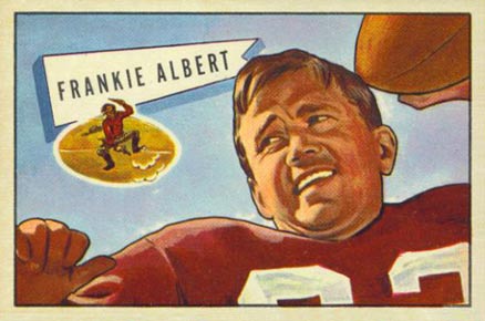 1952 Bowman Large Frankie Albert #5 Football Card