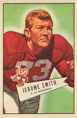 1952 Bowman Large Jerome Smith #65 Football Card