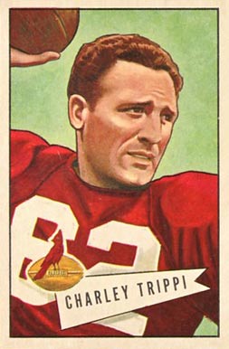 1952 Bowman Large Charley Trippi #12 Football Card