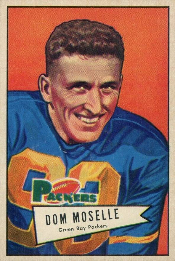 1952 Bowman Large Dom Moselle #130 Football Card