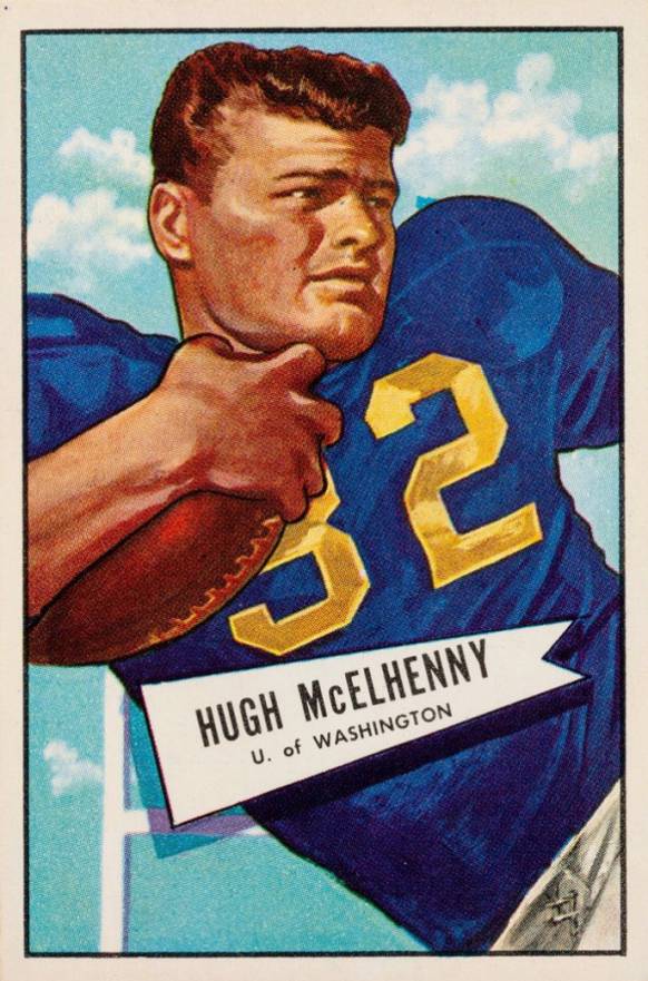 1952 Bowman Large Hugh McElhenny #29 Football Card