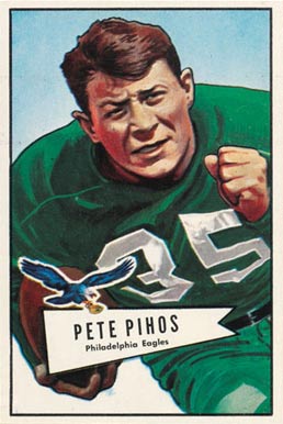 1952 Bowman Small Pete Pihos #92 Football Card