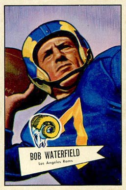 1952 Bowman Small Bob Waterfield #137 Football Card