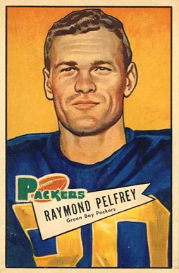 1952 Bowman Small Raymond Pelfrey #106 Football Card