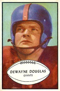 1953 Bowman Dewayne Douglas #65 Football Card