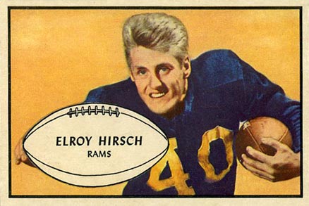 1953 Bowman Elroy Hirsch #22 Football Card