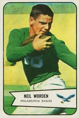 1954 Bowman Neil Worden #120 Football Card