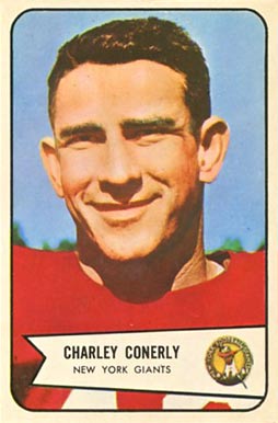 1954 Bowman Charley Conerly #113 Football Card