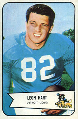 1954 Bowman Leon Hart #112 Football Card