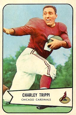 1954 Bowman Charley Trippi #60 Football Card
