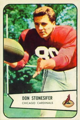 1954 Bowman Don Stonesifer #48 Football Card