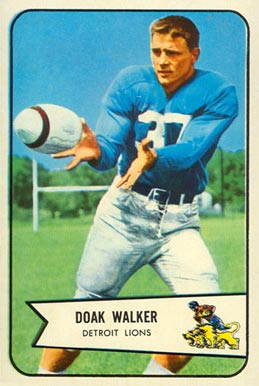 1954 Bowman Doak Walker #41 Football Card