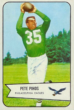 1954 Bowman Pete Pihos #9 Football Card