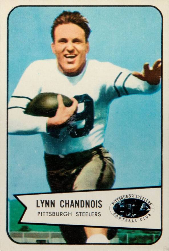 1954 Bowman Lynn Chandnois #49 Football Card