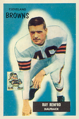 1955 Bowman Ray Renfro #153 Football Card