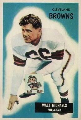 1955 Bowman Walt Michaels #146 Football Card