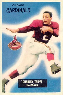 1955 Bowman Charley Trippi #139 Football Card