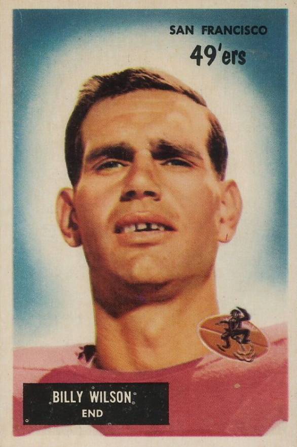 1955 Bowman Billy Wilson #81 Football Card