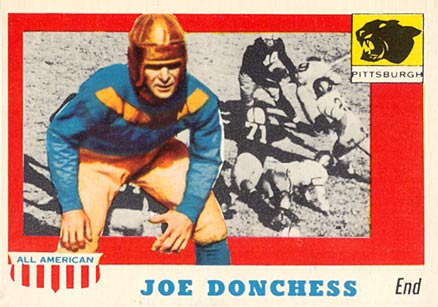 1955 Topps All-American Joe Donchess #65 Football Card