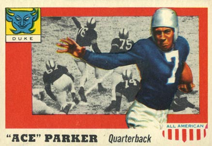 1955 Topps All-American "Ace" Parker #84 Football Card