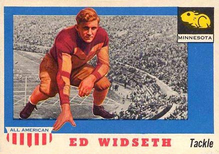 1955 Topps All-American Ed Widseth #48 Football Card