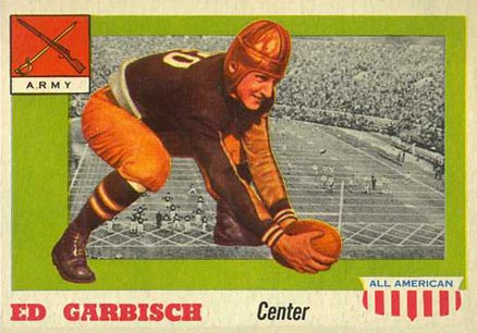 1955 Topps All-American Ed Garbisch #44 Football Card