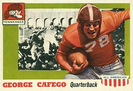 1955 Topps All-American George Cafego #8 Football Card