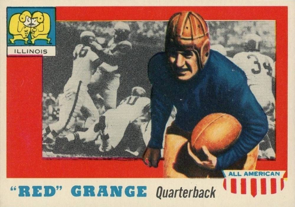 1955 Topps All-American Red Grange #27 Football Card