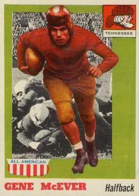 1955 Topps All-American Gene McEver #74 Football Card