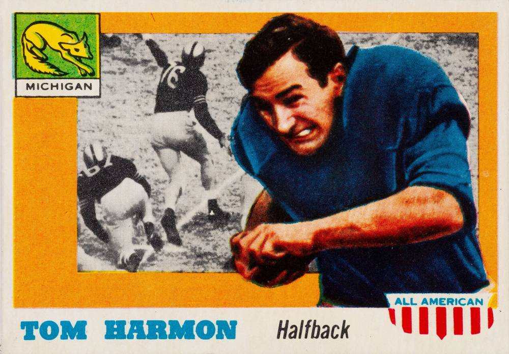 1955 Topps All-American Tom Harmon #35 Football Card