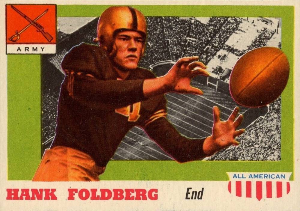 1955 Topps All-American Hank Foldberg #32 Football Card