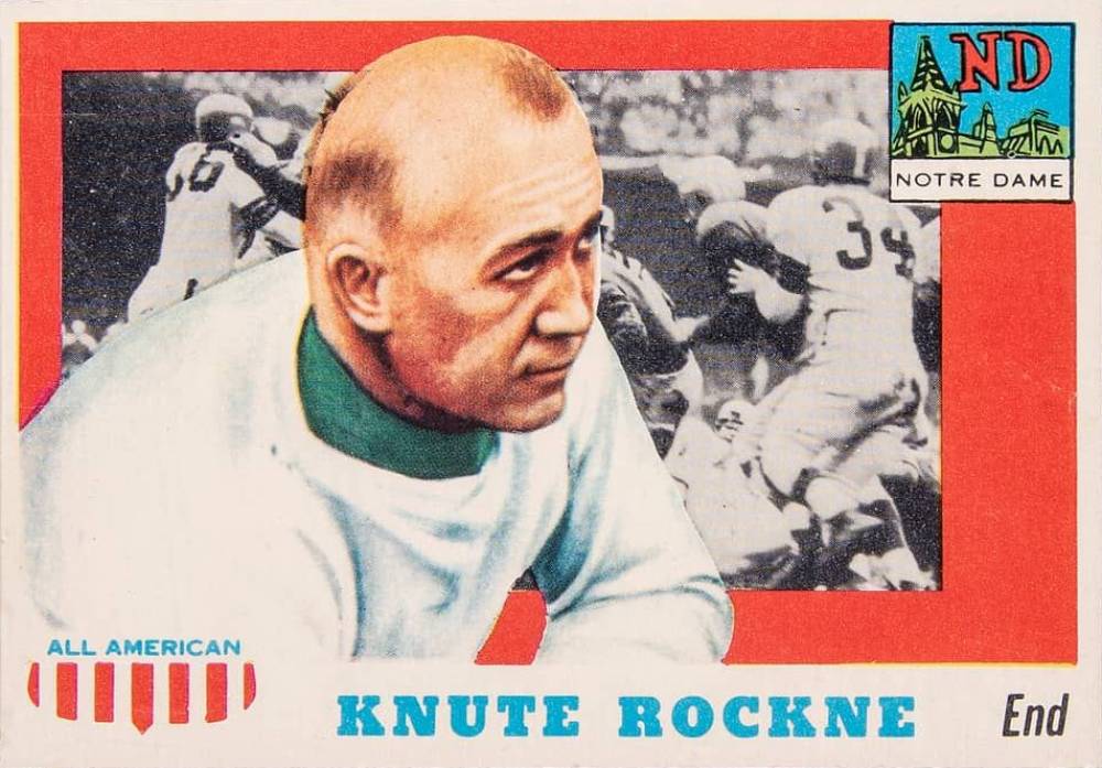 1955 Topps All-American Knute Rockne #16 Football Card