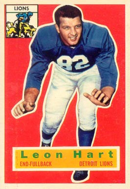 1956 Topps Leon Hart #104 Football Card