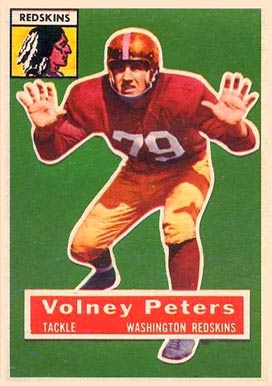 1956 Topps Volney Peters #73 Football Card