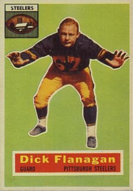 1956 Topps Dick Flanagan #27 Football Card