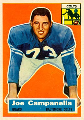 1956 Topps Joe Campanella #24 Football Card
