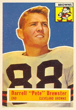 1956 Topps Darrell Brewster #21 Football Card