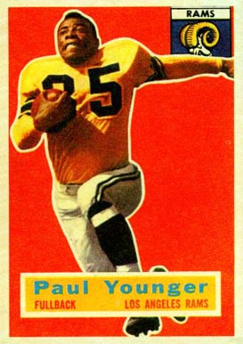 1956 Topps Paul Younger #18 Football Card