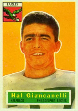 1956 Topps Hal Giancanelli #16 Football Card