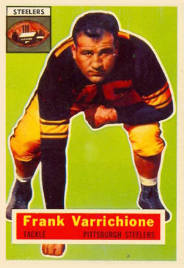 1956 Topps Frank Varrichione #3 Football Card