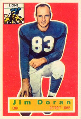 1956 Topps Jim Doran #80 Football Card