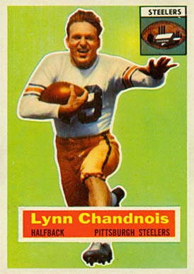 1956 Topps Lynn Chandnois #39 Football Card