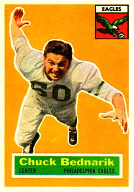 1956 Topps Chuck Bednarik #28 Football Card