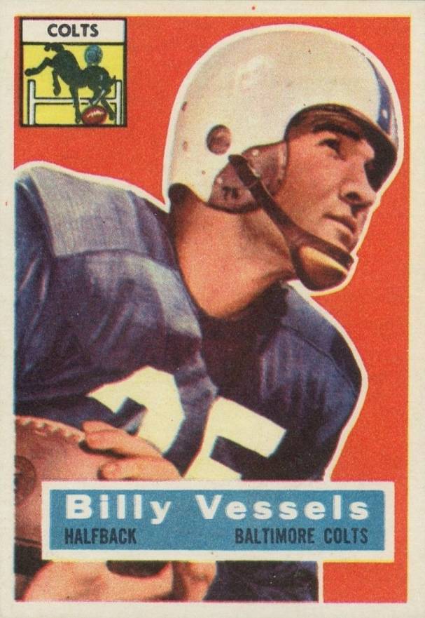 1956 Topps Billy Vessels #120 Football Card