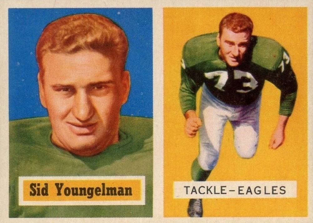 1957 Topps Sid Youngelman #145 Football Card