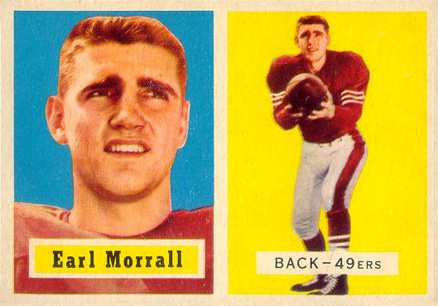 1957 Topps Earl Morrall #104 Football Card