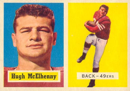 1957 Topps Hugh McElhenny #95 Football Card