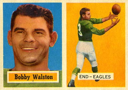 1957 Topps Bobby Walston #61 Football Card