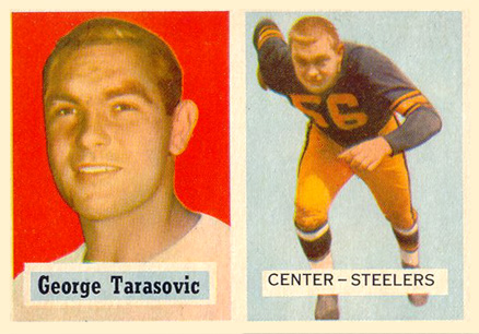 1957 Topps George Tarasovic #39 Football Card